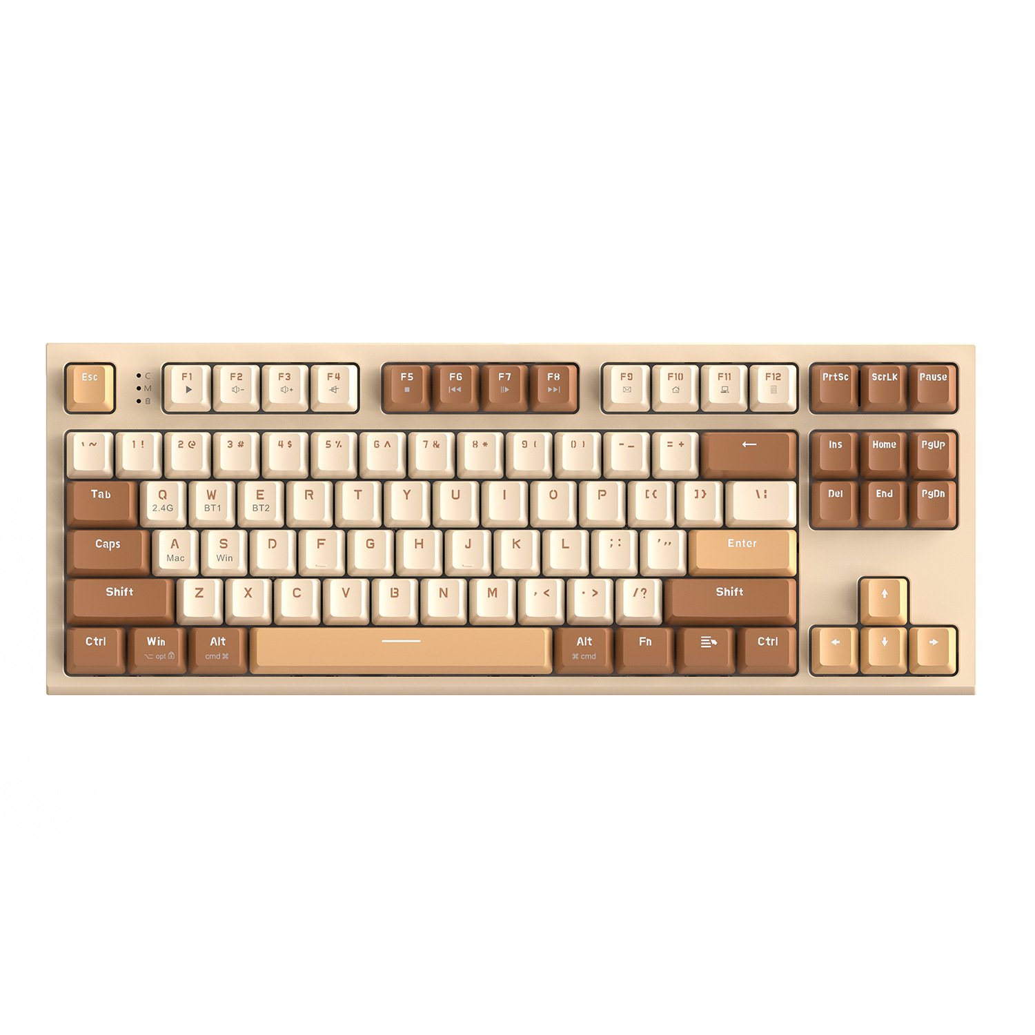 ZIYOULANG M88 RGB Backlit Wired Wireless Mechanical Keyboard Dual-Mode Gaming Keyboards Hotswap Red Switch USB English Support