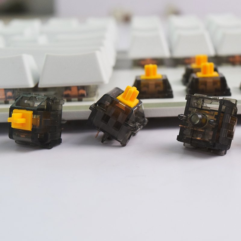 AFLION Usb 3Pin 5Pin Push Button Yellow Brown Black Red White Blue Green Mechanical Keyboard Switch