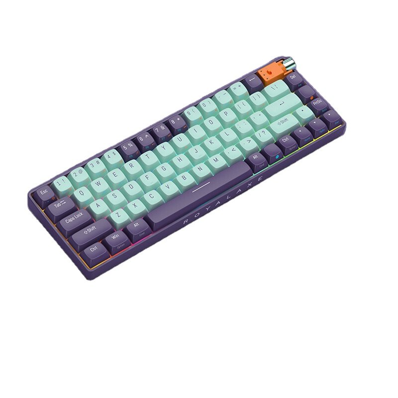 Royalaxe R68 Mechanical keyboard and 67 Keys Type Gaming Keyboards for Computer TTC Switch