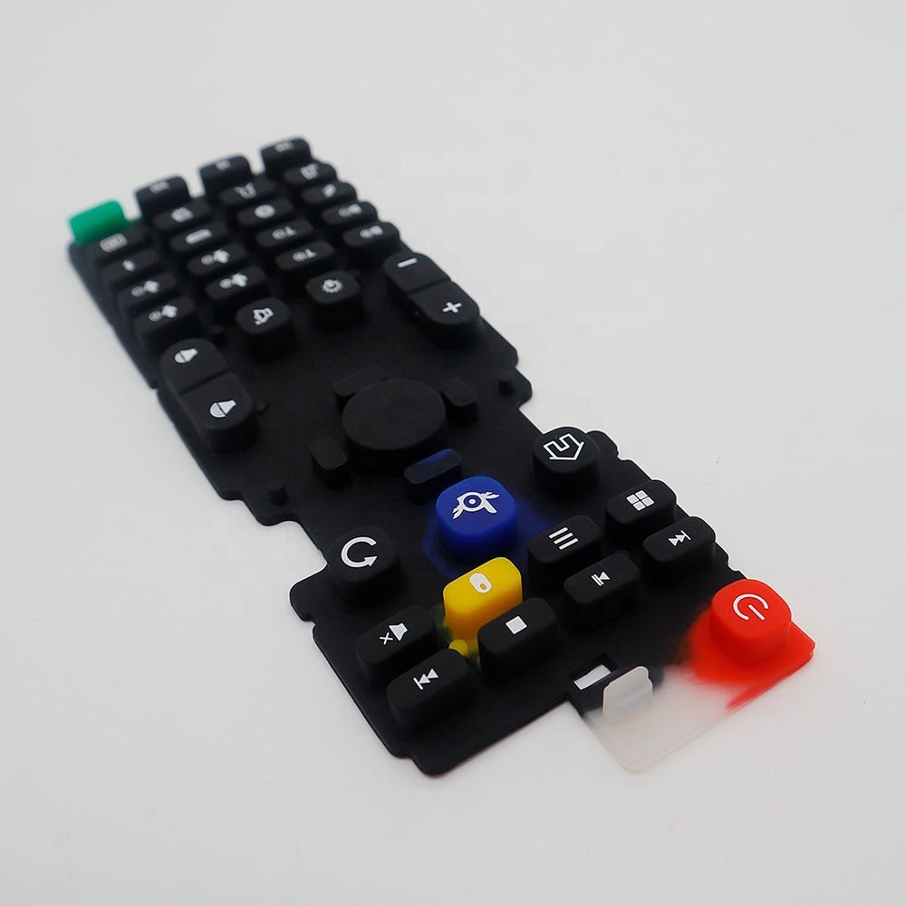 Customized Laser Engraved Waterproof Key Keyboard Switch Button Non-Standard Remote Control Keypad Silicone Rubber Products