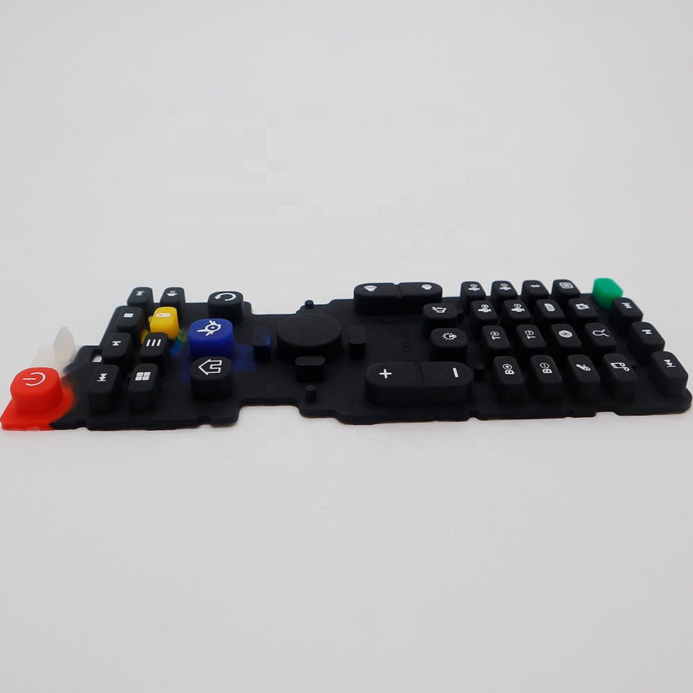 Customized Laser Engraved Waterproof Key Keyboard Switch Button Non-Standard Remote Control Keypad Silicone Rubber Products