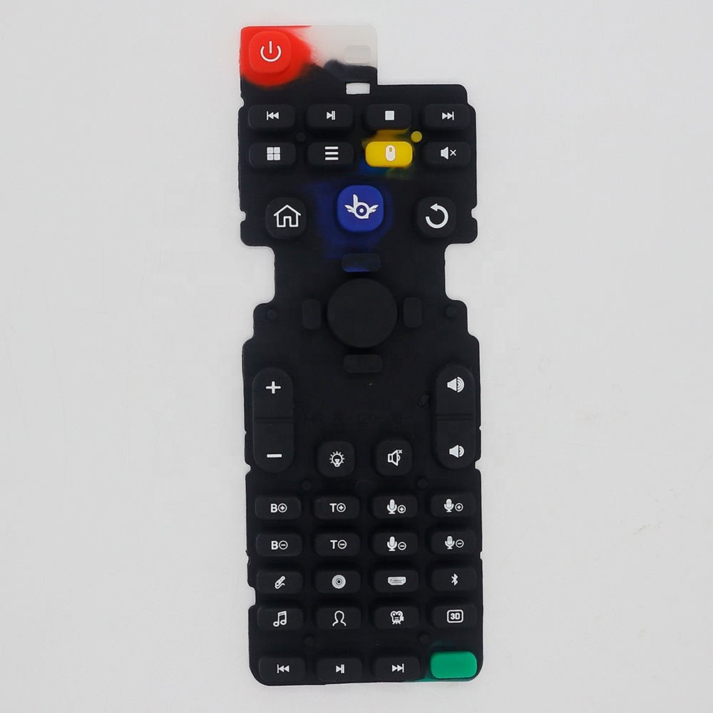 Customized Laser Engraved Waterproof Key Keyboard Switch Button Non-Standard Remote Control Keypad Silicone Rubber Products