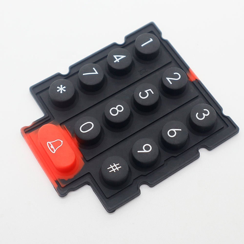 Customized Laser Engraved Waterproof Key Keyboard Switch Button Non-Standard Remote Control Keypad Silicone Rubber Products