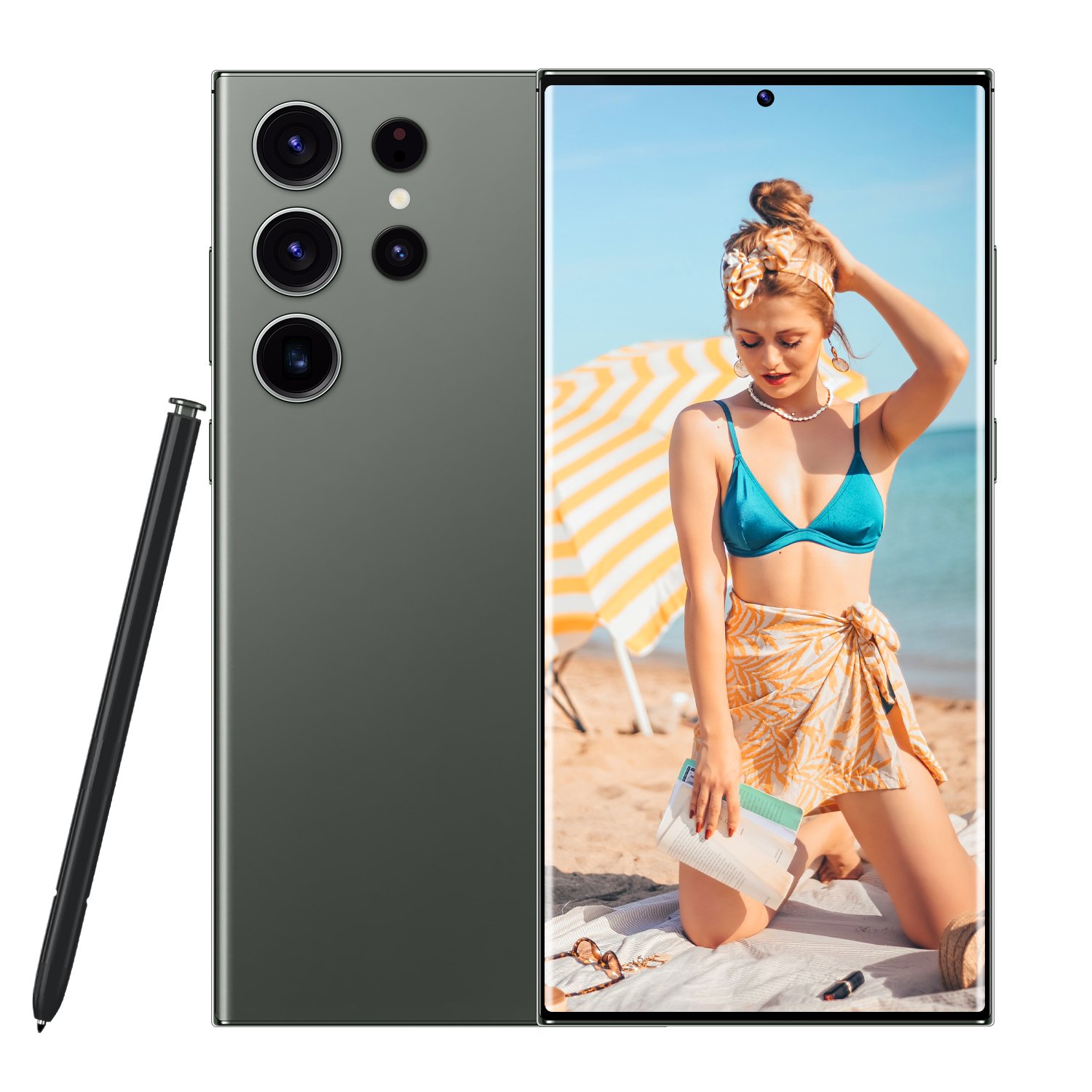 Hotselling S24 Ultra 16GB+1TB Smart Android Phone Dual SIM Dual Standby Unlocked Smartphone 6800mah 5G HD OLED Android 13