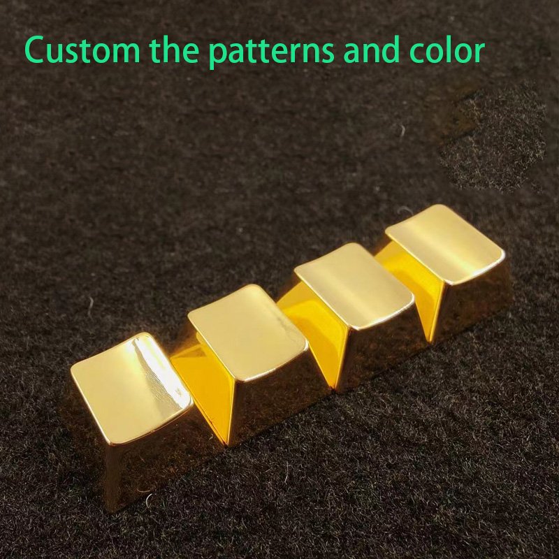 Custom High Precision cnc machined prototype oem machining manufacturing custom keyboard cover metal keycap