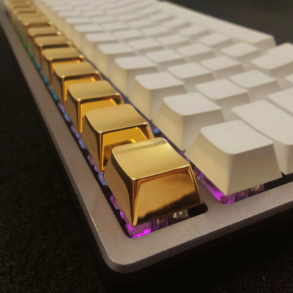 Custom High Precision cnc machined prototype oem machining manufacturing custom keyboard cover metal keycap