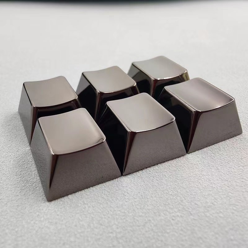 Custom High Precision cnc machined prototype oem machining manufacturing custom keyboard cover metal keycap