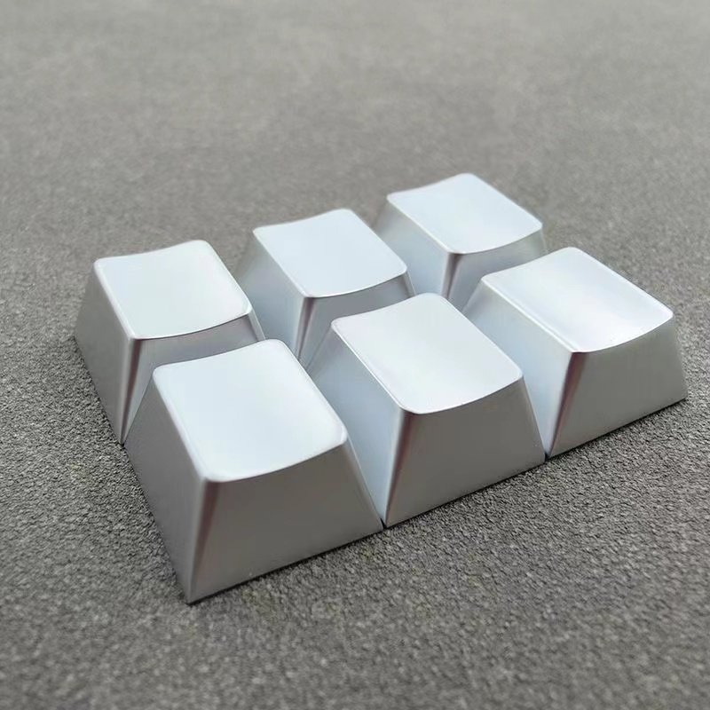 Custom High Precision cnc machined prototype oem machining manufacturing custom keyboard cover metal keycap