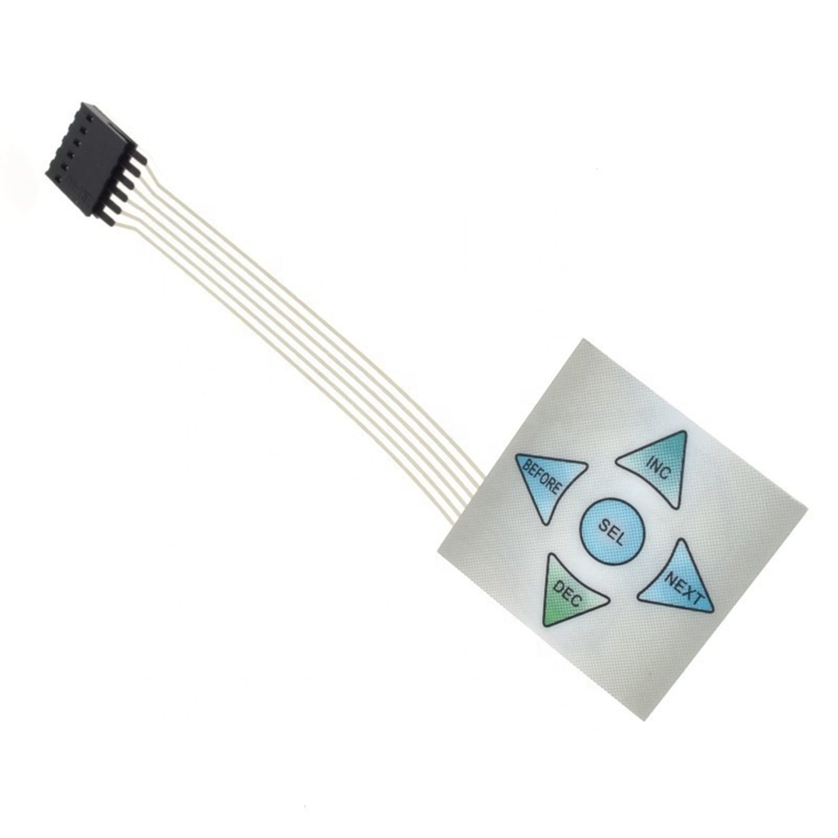 Custom Embossed Button Metal Dome front panel control keyboard graphic overlay membrane switch
