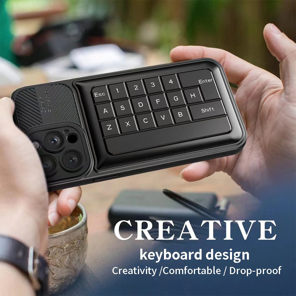 Luxury Drop Resistant Fashion Camera lens Protector TPU+ PC keyboard back Panel decompression Phone Case For Nokia G10 C20 C21