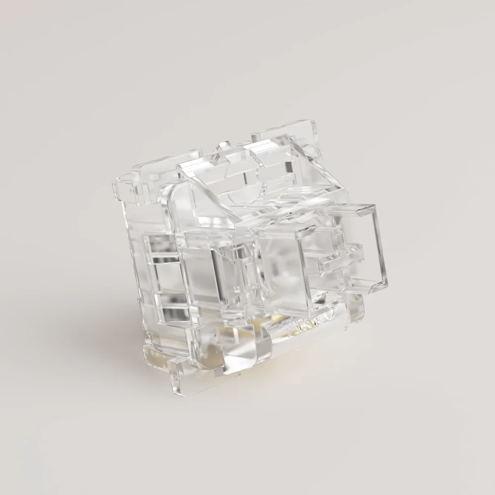AKKO V3 Crystal Pro Transparent Keyboard Switch 45gf Actuation Force Key Pre-Lubed Switches