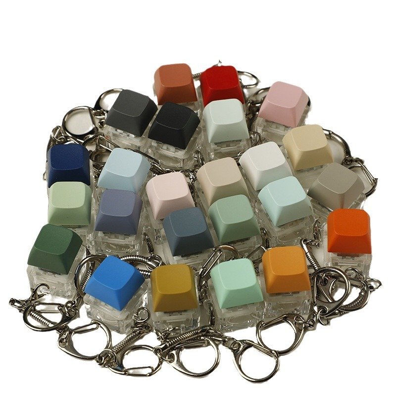 New Arrival Keyboard Fidget Toy LED Light Keyboard Clicker Funny Button Fidget Toy
