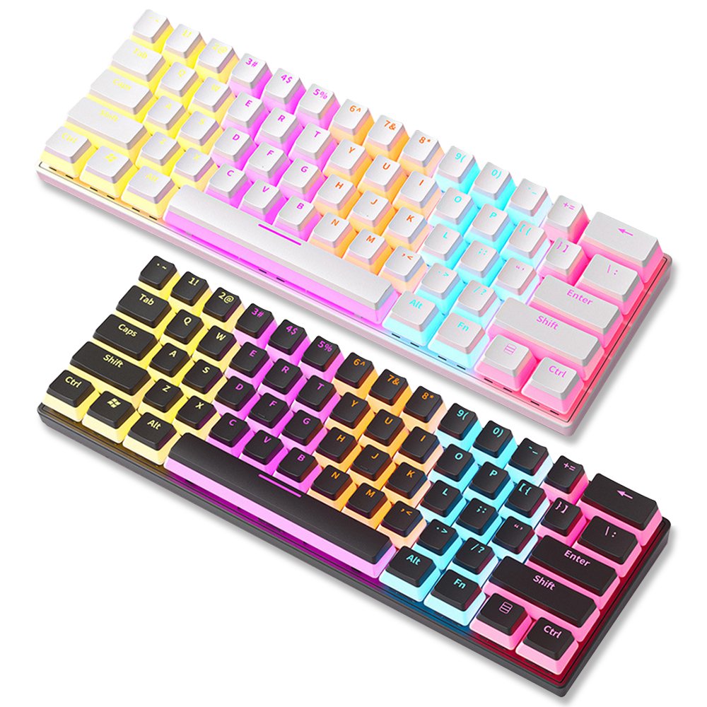 OEM Custom 61 Keys 60% Wired Mechanical Gaming Keyboard RGB Backlit 60 Percent Gaming Mechanical Keyboard