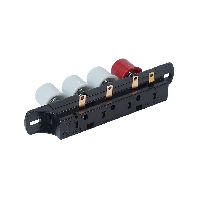 Skillful Manufacture Electronic Appliances Table Fan Parts Touch Keyboard 4 Pin Button Switch