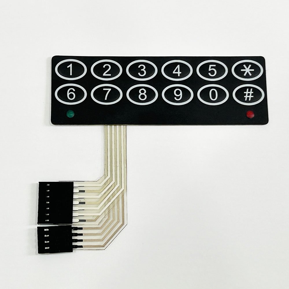 Custom Key Pad Graphic Overlay Button Panel Membrane Keypad Keyboard Membrane Switch