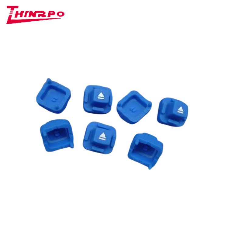 Custom made single silicone rubber power buttons for flashlight Switch OEM ON/OFF buttons keypads rubber buttons