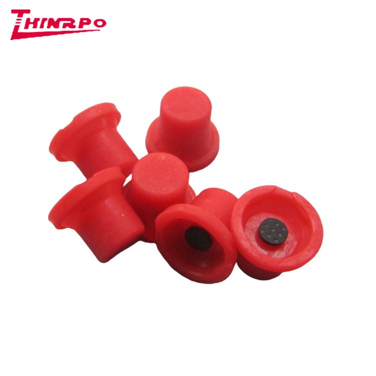 Custom made single silicone rubber power buttons for flashlight Switch OEM ON/OFF buttons keypads rubber buttons
