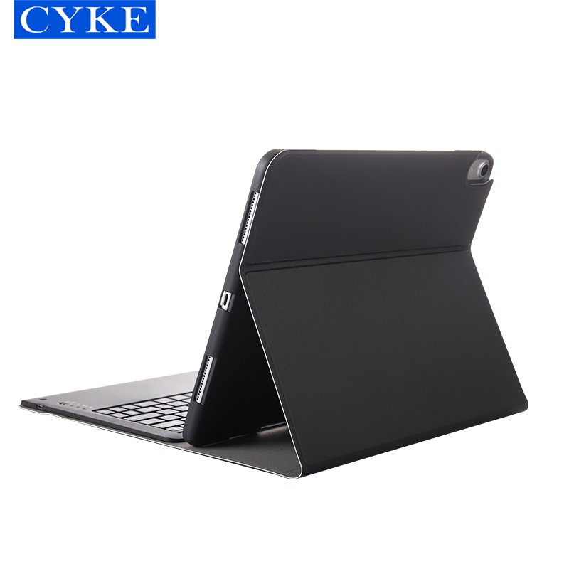 CYKE BT Wireless Keyboard Slim Tablet Case with Pen Holder for Apple Ipad Pro 12.9 2018 2020 2021 Tablet Cover