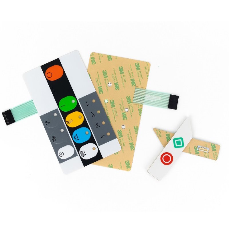 Customize Switch Membrane Panel Good Price Matrix Keyboard 3x3 Matrix Membrane Switch Remote Controller Silicone Keypad Rosh