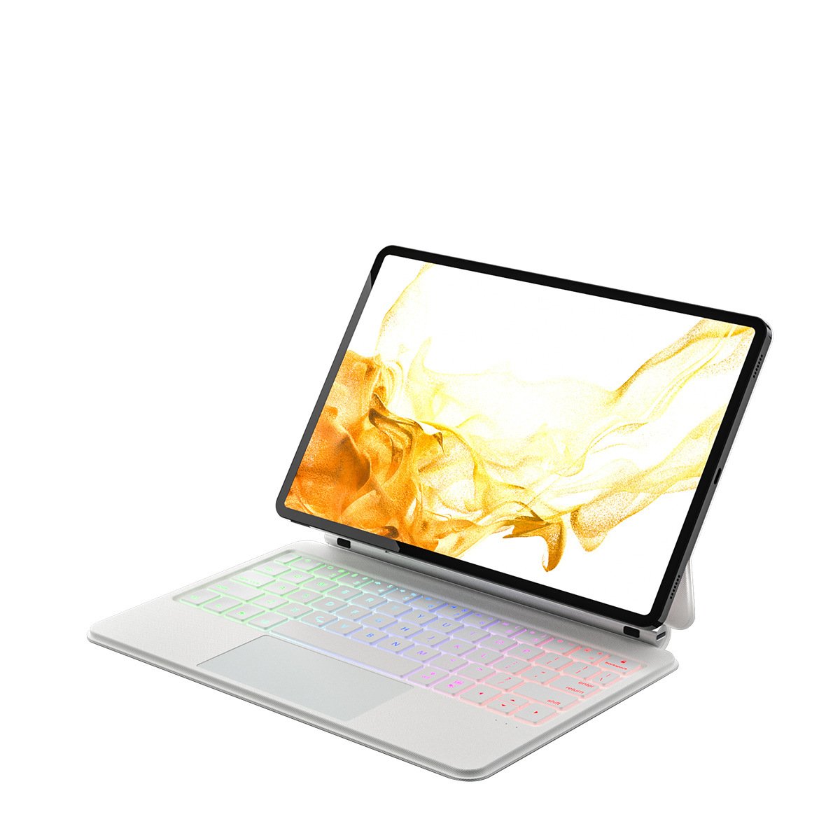 Portable Magnetic Tablet Case Magic Backlit Keyboard Tablet Cover Case for Samsung Galaxy Tab S8/S9FE 11inch A9Plus S7 FE 12.4"