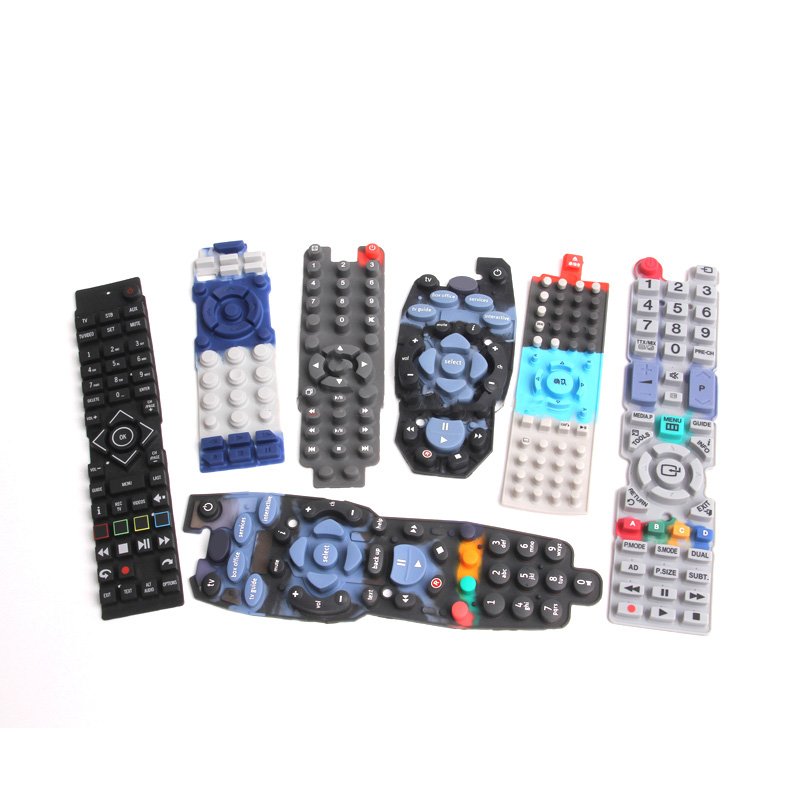 OEM ODM Custom Silicone Button Keyboard Keypad Switches Wide Range Compatibility Electronic Devices Rubber PVC Mould Processing