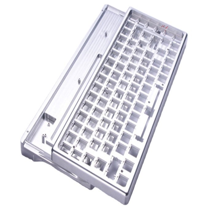 Cnc Milling Precision Machining Services 6061 Aluminum 7075 Aluminum Alloy Metal Keyboard Prototype Aluminium enclosure