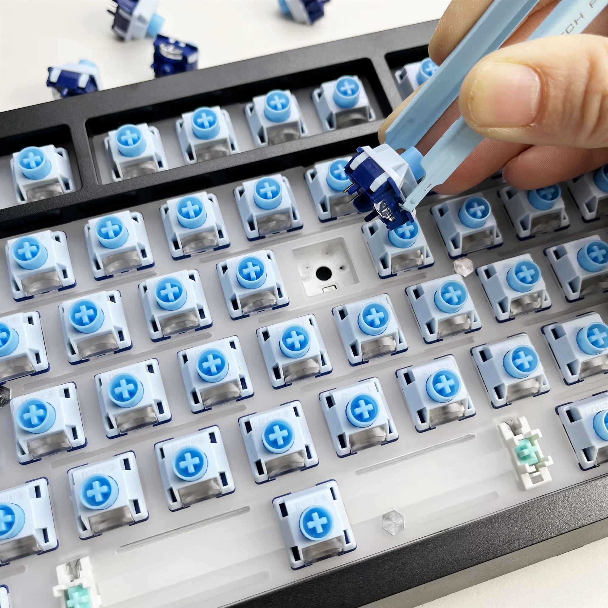 Skyocean Switch 40g Factory Lubrication Switch 5pins 22mm Customized Mechanical Switch for Gaming Office Keyboard DIY