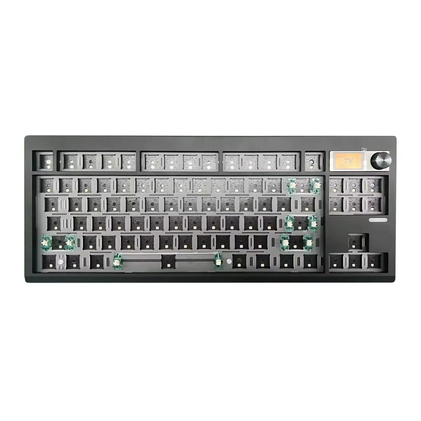 GMK87 3-Mode Custom DIY Mechanical Keyboard Kit With Knob Supports Hot-Swaddable RGB Backlight GMK87 keyboard kit
