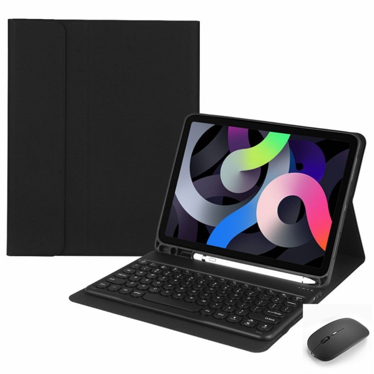 Wireless Mouse Keyboard Magnetic PU Leather Case for iPad 7/8/9 10.2" ipad10th gen 2022 10.9 inches Keyboard Tablet Case Cover
