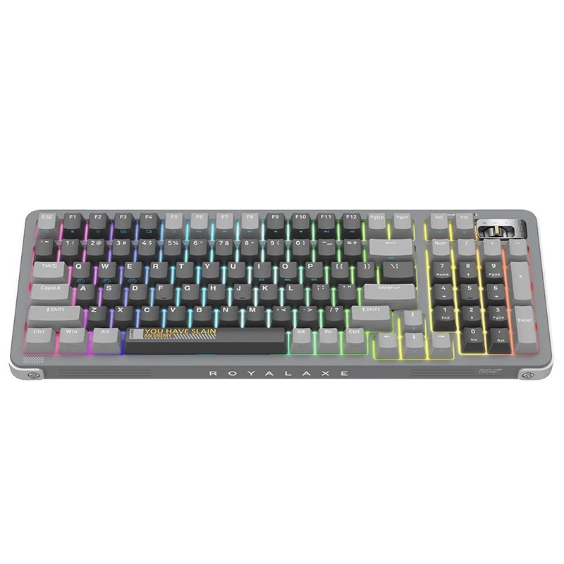 ROYALAXE Y98 Wireless Mechanical Keyboard Hot swappable Wired Dual Mode Wireless Keyboard RGB Backlit