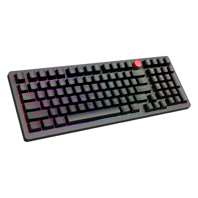 OUSAID DK98A Wireless RGB Backlight Keyboard 98 Keys Mechanical Switches Multimedia Teclado