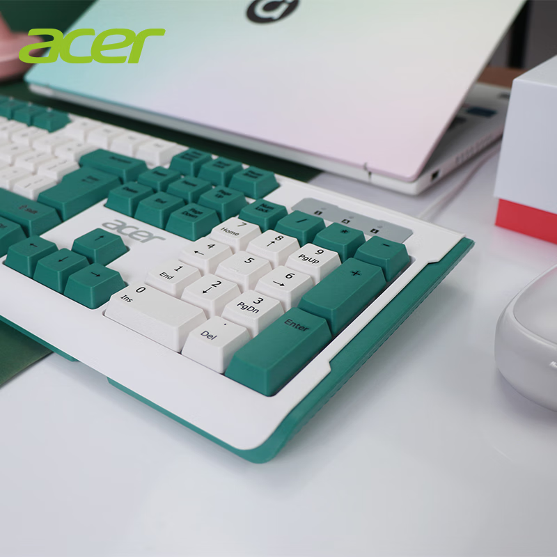 acer OKB0A0 Plug & Play Wired Computer Keyboard for Mac and PC Windows11