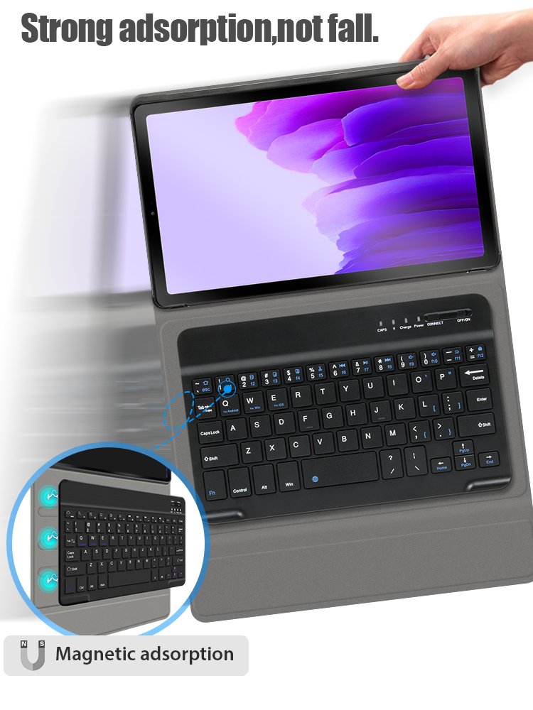 OEM School Education Wireless Keyboard Case for Samsung Galaxy 2021 Tab A7 Lite 8.7 inch Laboratory Wireless Keyboard