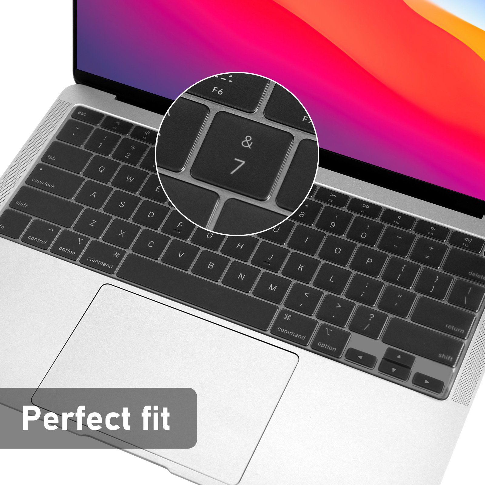 Custom New Ultra Thin Hard Transparent Waterproof Dustproof Keyboard Cover For Macbook Air 13.3 A2179/A2337