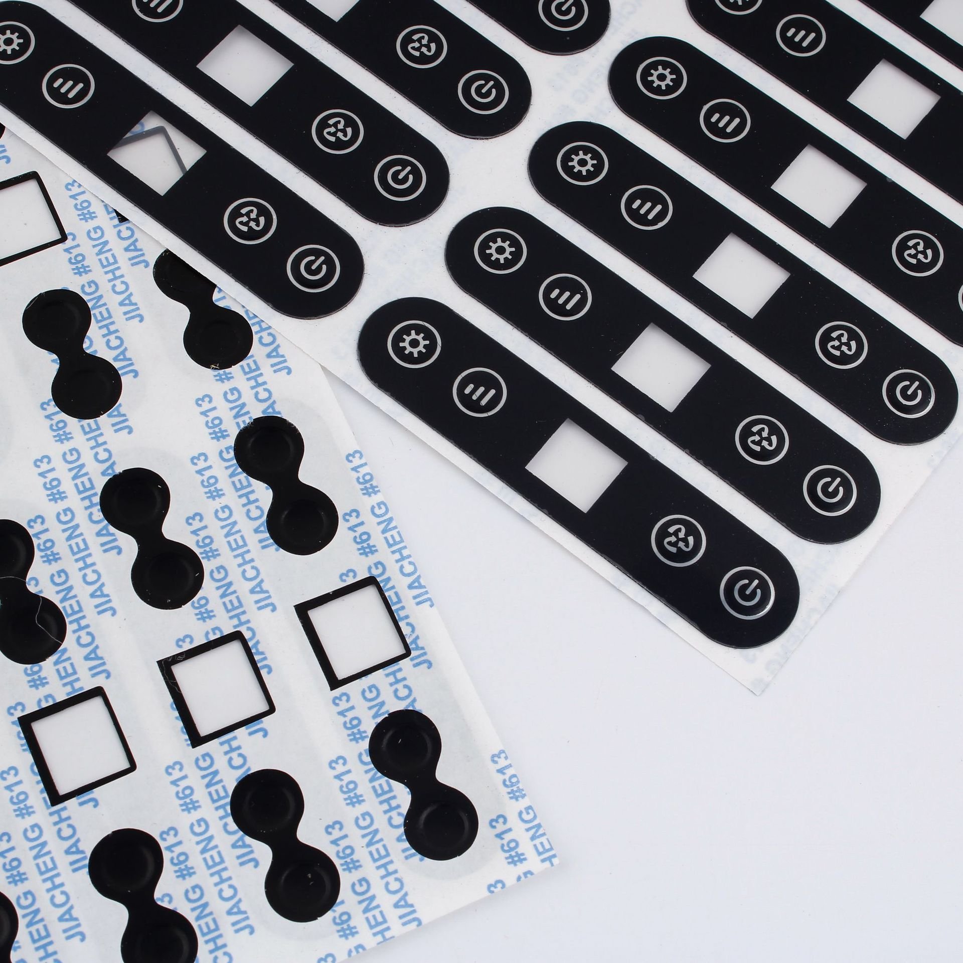 Customized label sticker embossed button panel keyboard switch graphic overlay keypad membrane switch panel