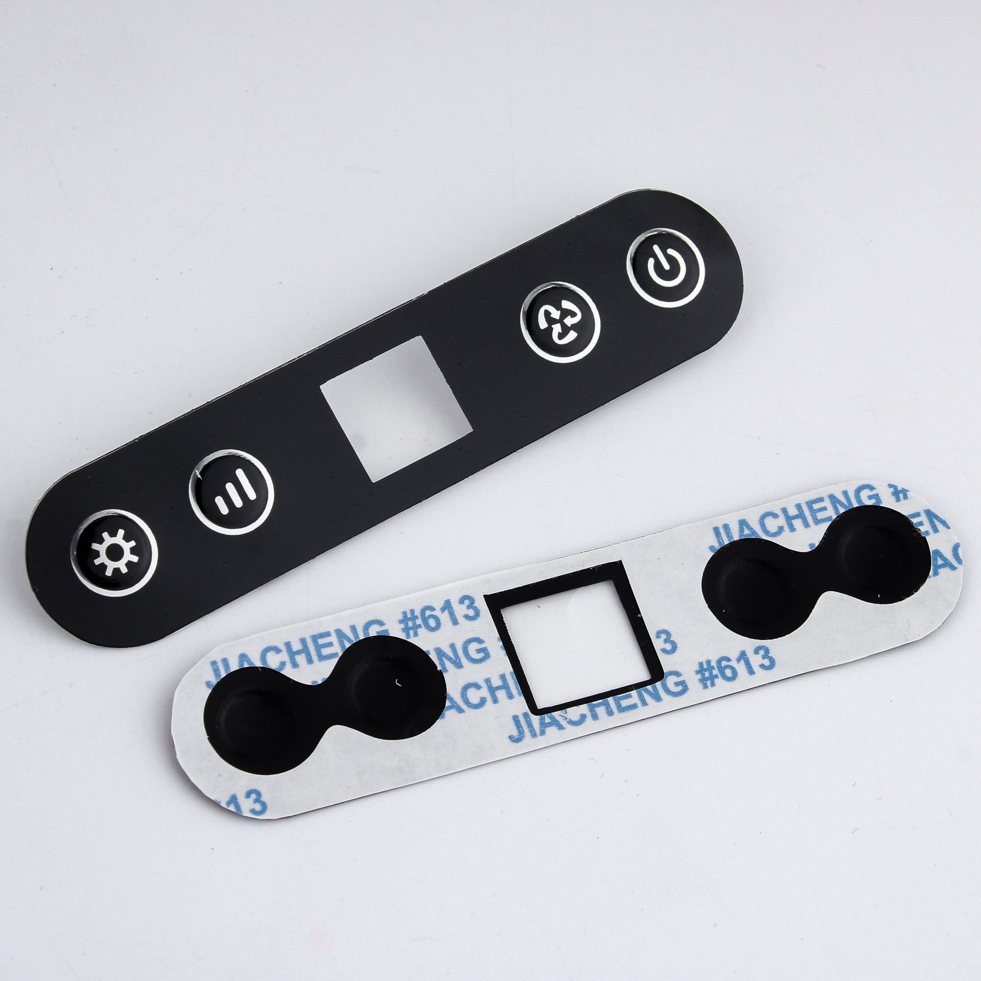 Customized label sticker embossed button panel keyboard switch graphic overlay keypad membrane switch panel