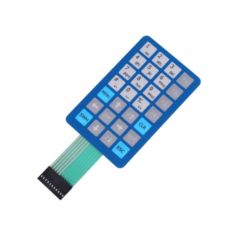Hot Metal China Plastic Fuel Lcd OEM Competitive Price Membrane Switch Keyboard