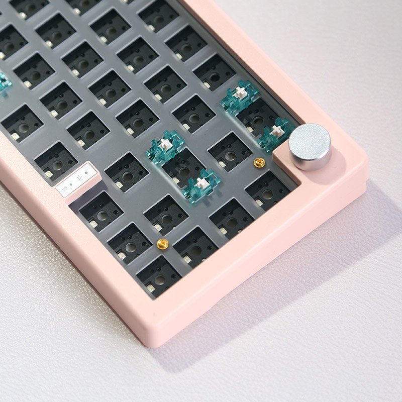 GMK67 Mechanical Keyboard Gasket Kit RGB Backlit Bluetooth 2.4G Wireless 3 Modes Hot Swappable Customized Keyboard No Switch