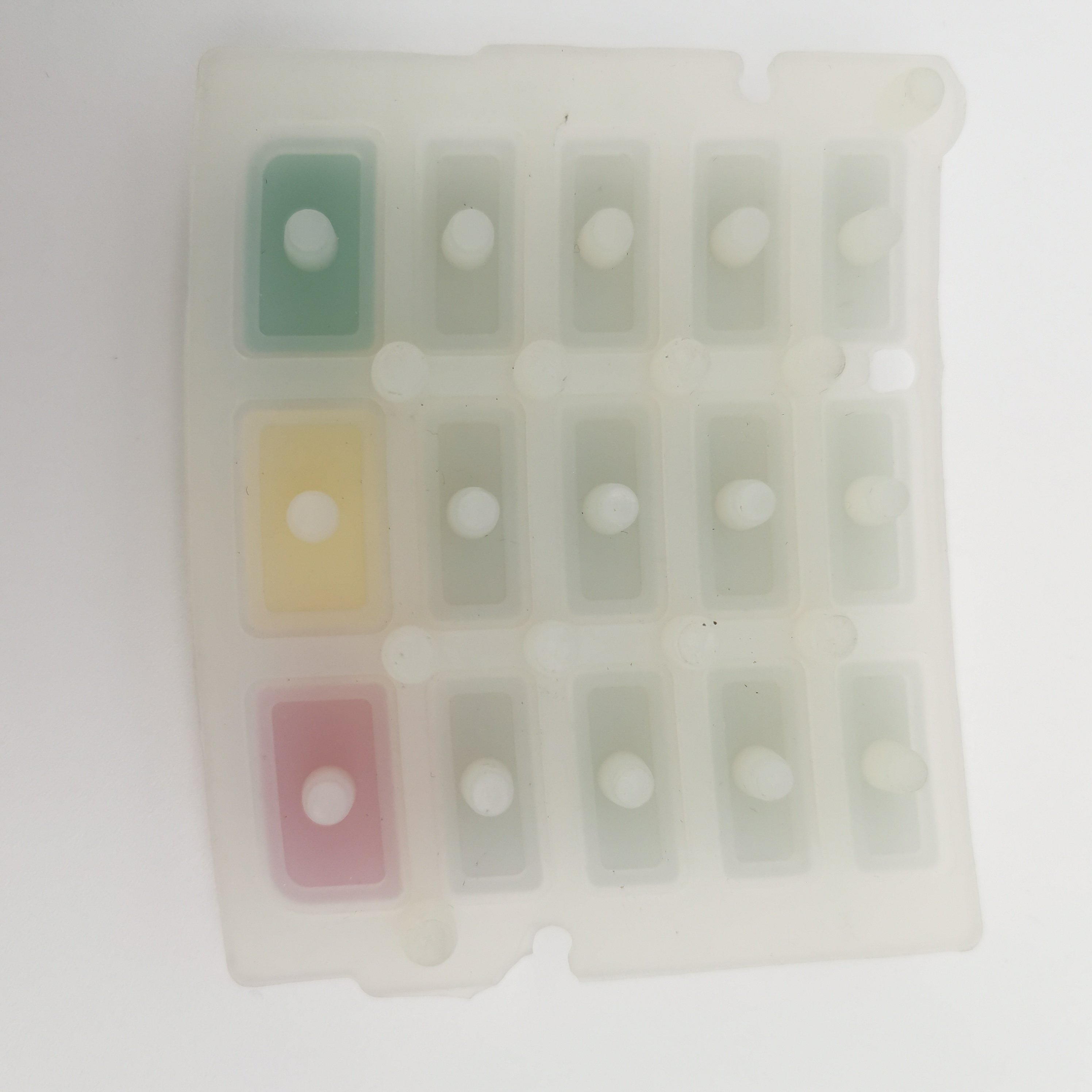 OEM Silicone Rubber Keypad High Wear-resistant Anti-slip Spray Coated Custom Remote Control Silicone Buttons