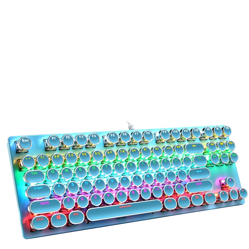 Single Backlit Keyboard Switches 87keys Mechanical Gaming Keyboard