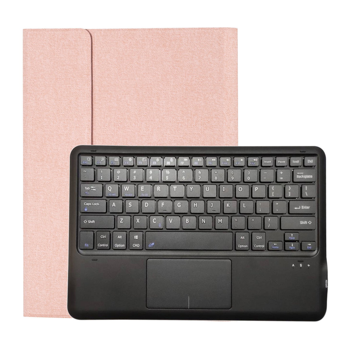Suitable for Apple iPad12.9.7 Inch protective case Bluetooth keyboard 2017 Miaotouch colorful backlit leather case pen slot