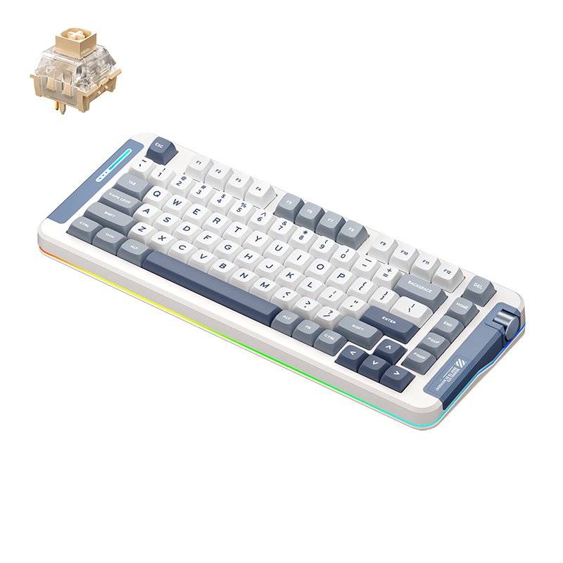 MCHOSE X75 Wireless Gasket Mount Mechanical Keyboard Tri-mode Hot-Swappable Gaming keyboard