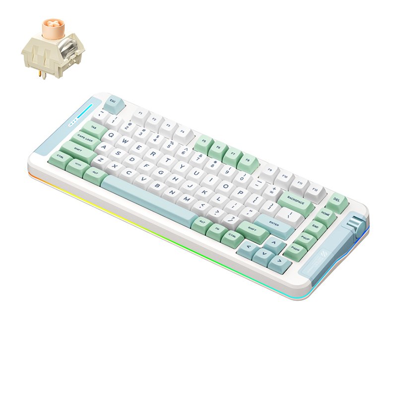 MCHOSE X75 Wireless Gasket Mount Mechanical Keyboard Tri-mode Hot-Swappable Gaming keyboard