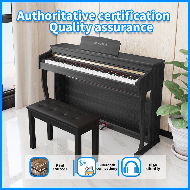 BLANTH Keyboard Piano Digital 88 Key Piano Electronic Portable Piano Keyboard