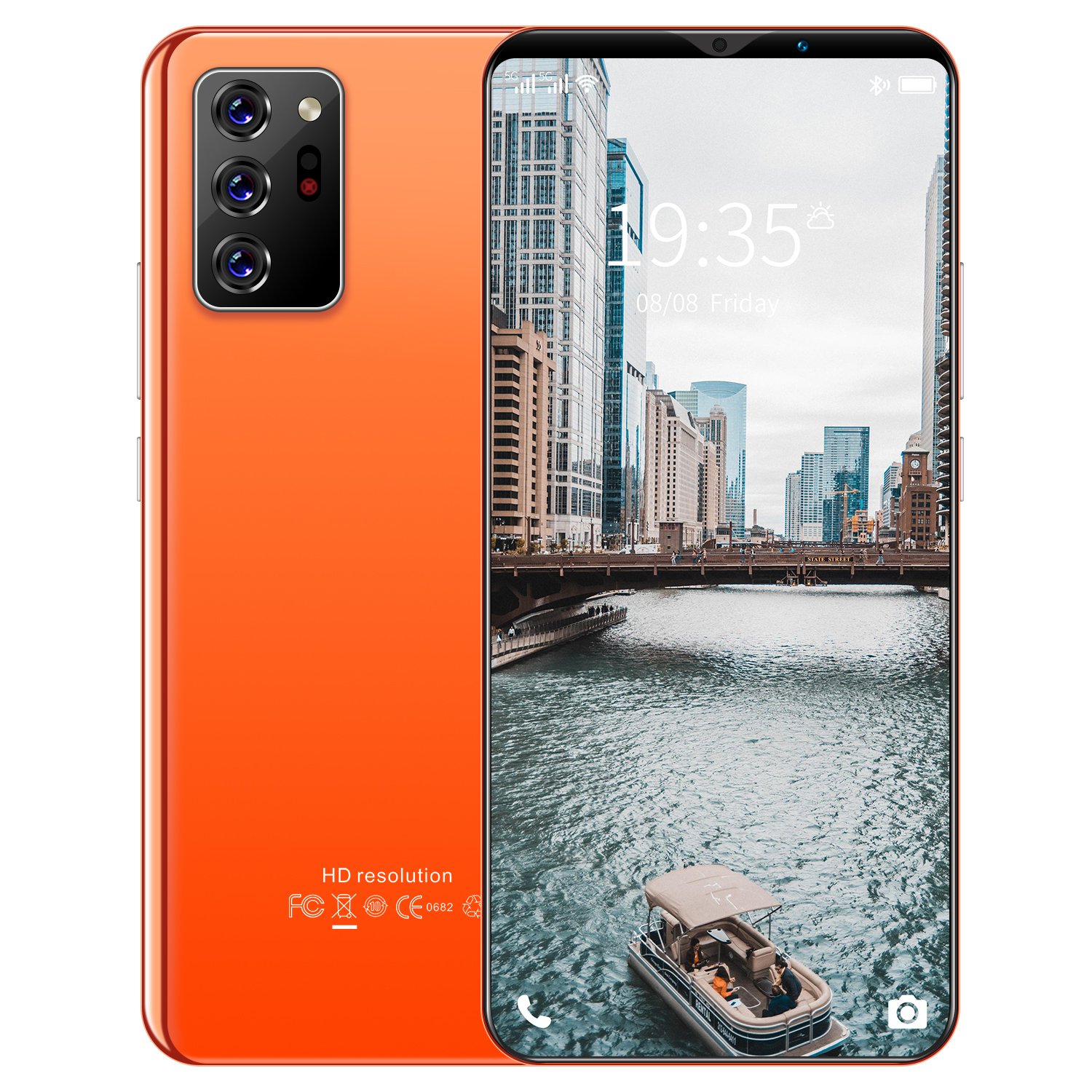 HSDF-Note30 Plus 12GB+512GB phones mobile 5G android11 MEMORY 6.38 inch HD Screen Dual SIM Deca Core mobile phone