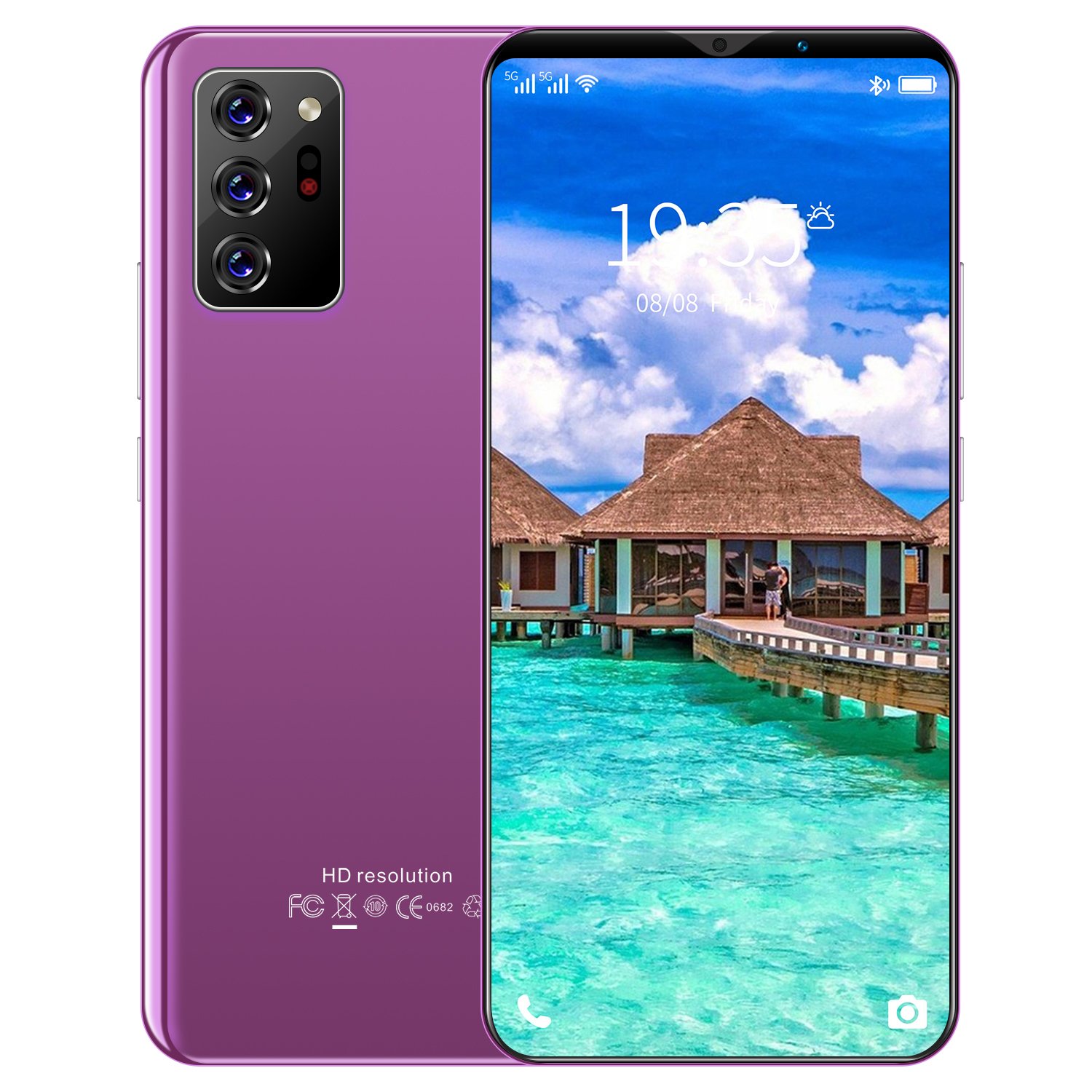 HSDF-Note30 Plus 12GB+512GB phones mobile 5G android11 MEMORY 6.38 inch HD Screen Dual SIM Deca Core mobile phone
