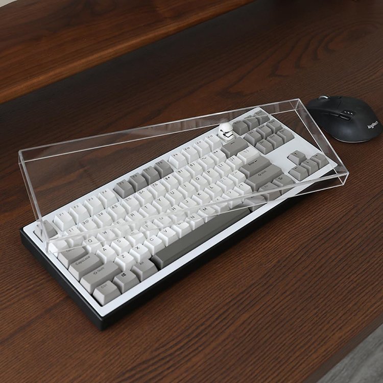 Clear Acrylic Keyboard Dust Cover Transparent Protective Cover for Mechanical Computer Gaming Keyboards