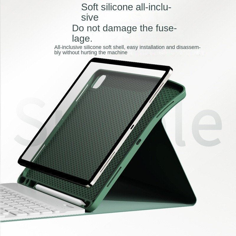 Custom 2024 ipad Air11 Inch Cover With Flip Stand Magtice Leather bluetooth Keyboard Case For Ipad Air 4 5 10.9 detachable shell