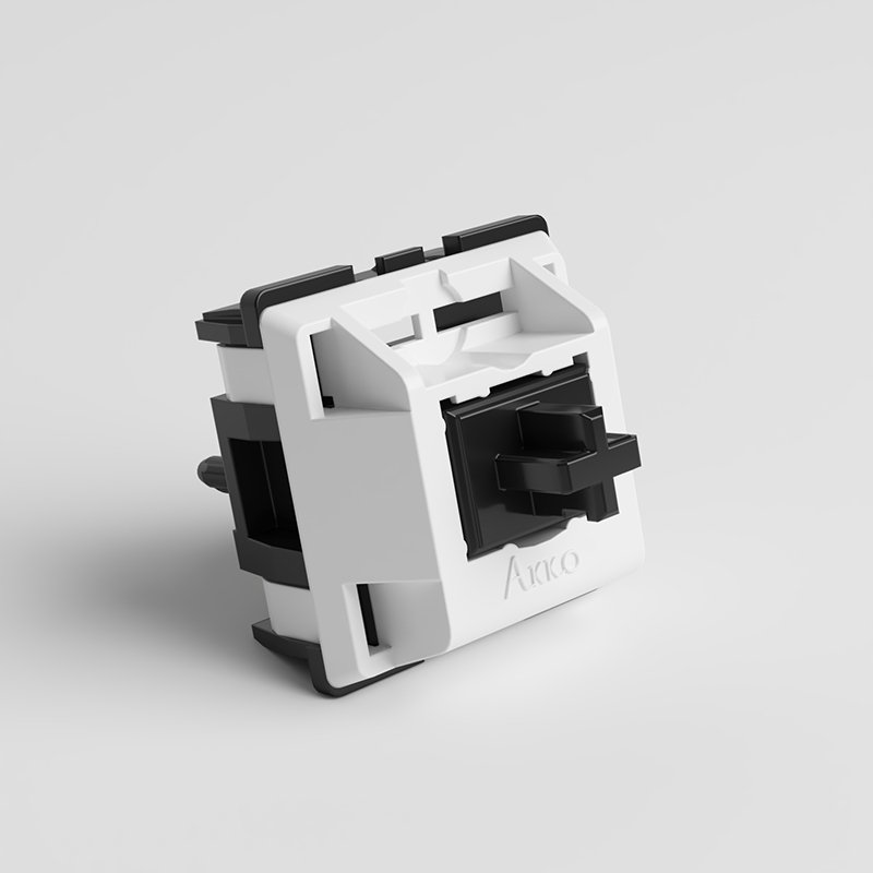45 Pieces/Box Akko CS Piano Switch Hand-lubed Keyswitch with 5Pins Hot-swap Switches Custom DIY for Mechanical Keyboard Switches