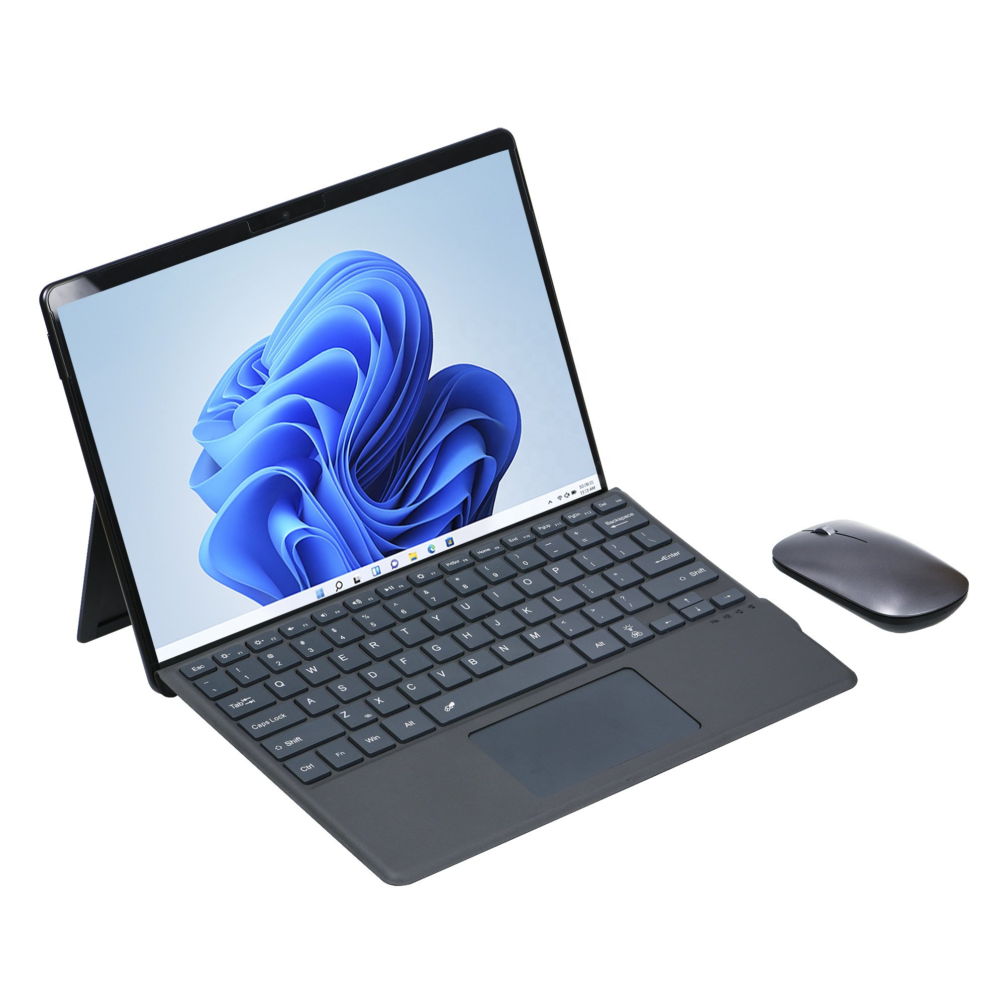 Lightweight Slim Wireless Keyboard for Microsoft Surface Pro 8/X Magic Backlight Keyboard Cover with Pen Slot